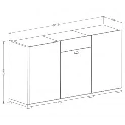 Loftscape Buffet Lahntal -Meubles de salle à manger Soldes Magasin 1000340000 220317 500 SKETCH DETAILS P000000001000340000 sketch