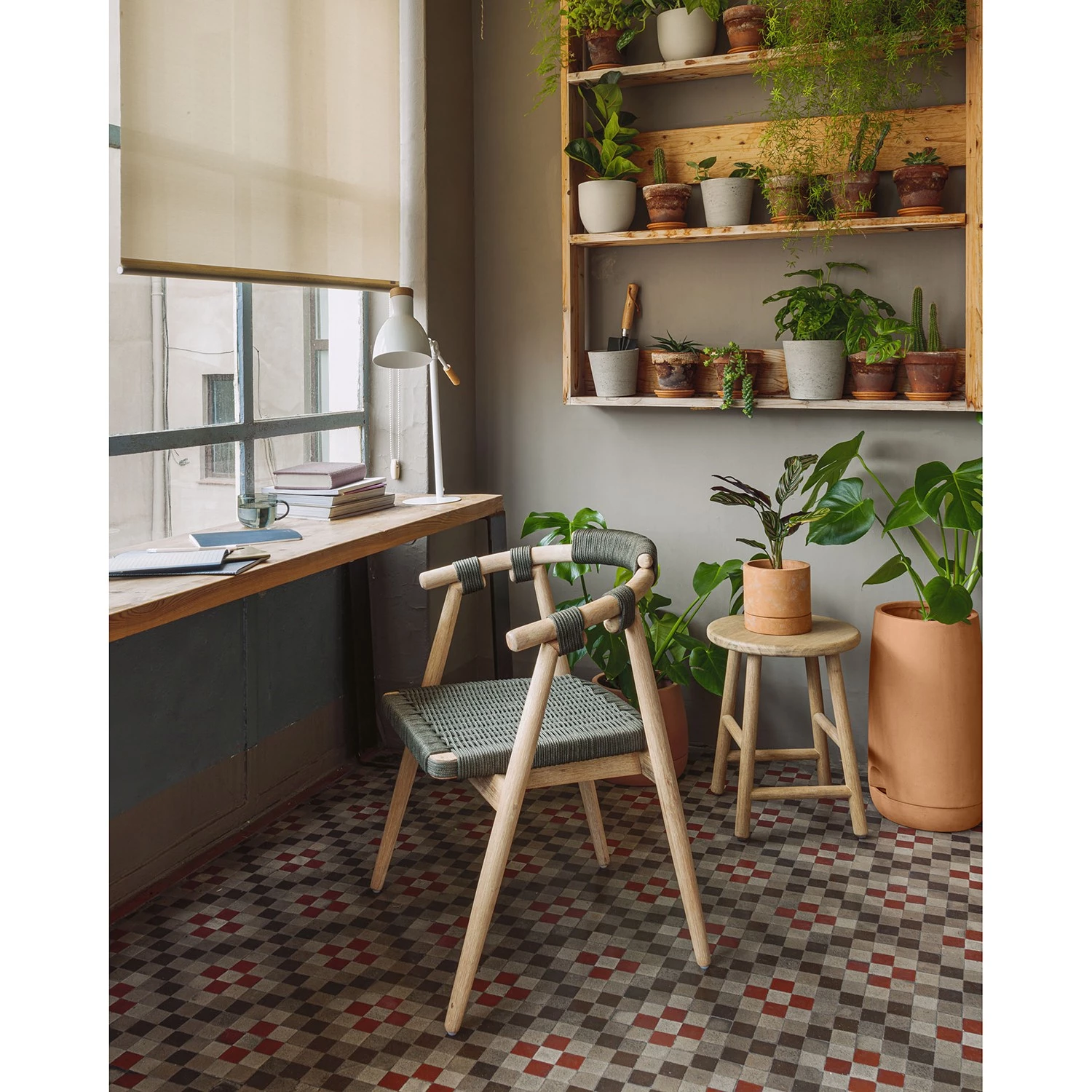 Loftscape Chaises à accoudoirs Puras (lot de 2) - Vert olive foncé 2 Loftscape Chaises à accoudoirs Puras (lot de 2) - Vert olive foncé – Image 2