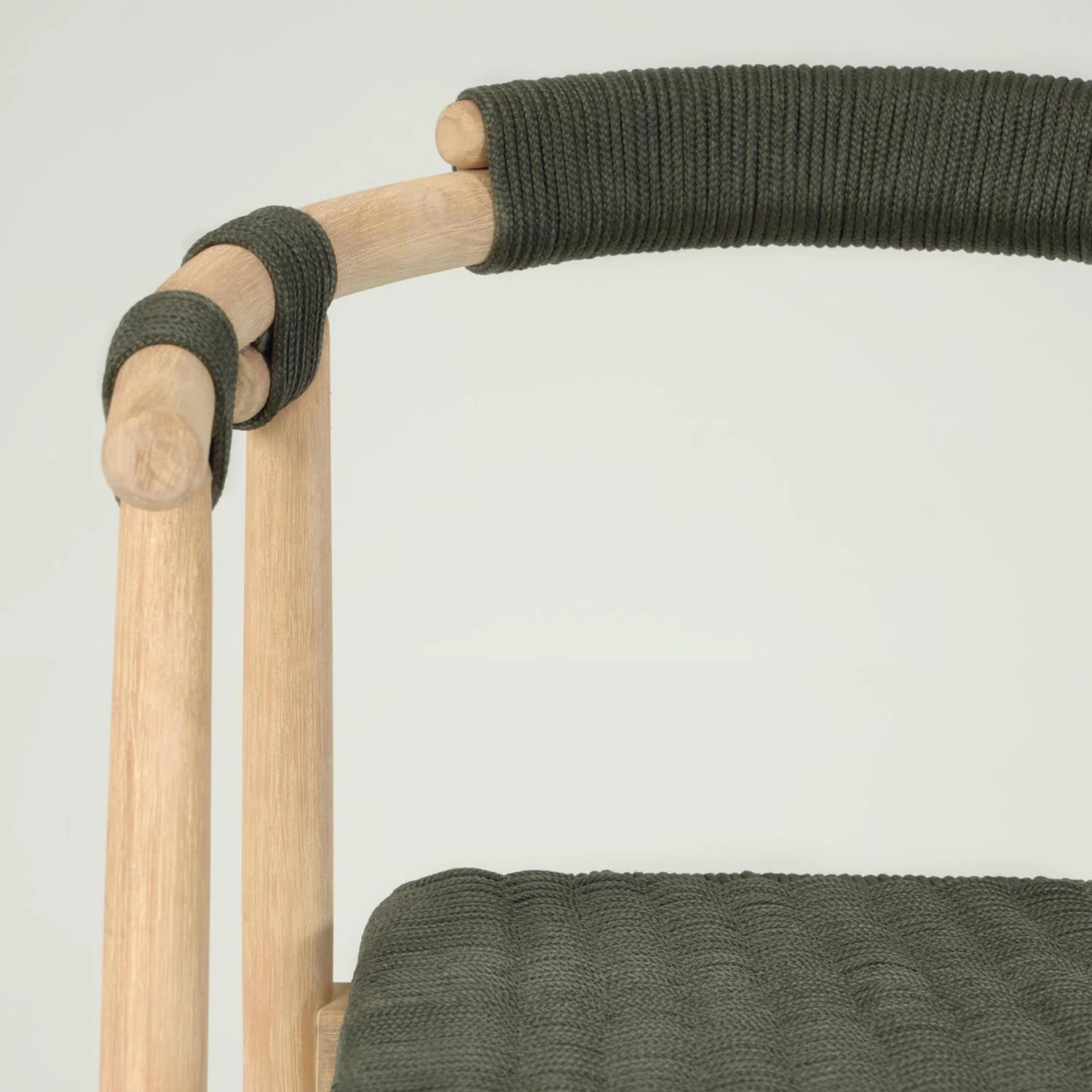 Loftscape Chaises à accoudoirs Puras (lot de 2) - Vert olive foncé 6 Loftscape Chaises à accoudoirs Puras (lot de 2) - Vert olive foncé – Image 6