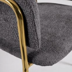 Loftscape Chaises accoudoirs Vilhena V (lot de 2) - Gris -Meubles de salle à manger Soldes Magasin 1000340232 220414 045 DETAILS P000000001000340232