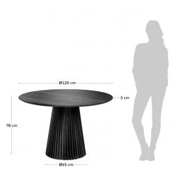 Loftscape Table Kooskia I - Mindy massif - Noir 15 Loftscape Table Kooskia I - Mindy massif - Noir -Meubles de salle à manger Soldes Magasin 1000340245 220414 500 SKETCH DETAILS P000000001000340245 sketch