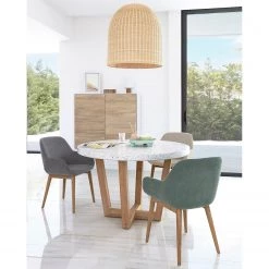 Loftscape Table Selina - Blanc -Meubles de salle à manger Soldes Magasin 1000340250 220414 023 MOOD DETAILS P000000001000340250 mood