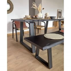 Loftscape Table Haggi II - 180 x 90 cm -Meubles de salle à manger Soldes Magasin 1000340253 220414 022 MOOD DETAILS P000000001000340253 mood