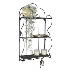 Loftscape Étagères murales Konstanze - Métal - Noir -Meubles de salle à manger Soldes Magasin 1000341928 220323 030 DETAILS P000000001000341928