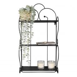 Loftscape Étagères murales Konstanze - Métal - Noir -Meubles de salle à manger Soldes Magasin 1000341928 220323 031 DETAILS P000000001000341928