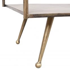 Red Living Étagère Sordio - Métal - Laiton -Meubles de salle à manger Soldes Magasin 1000342079 220401 050 DETAILS P000000001000342079