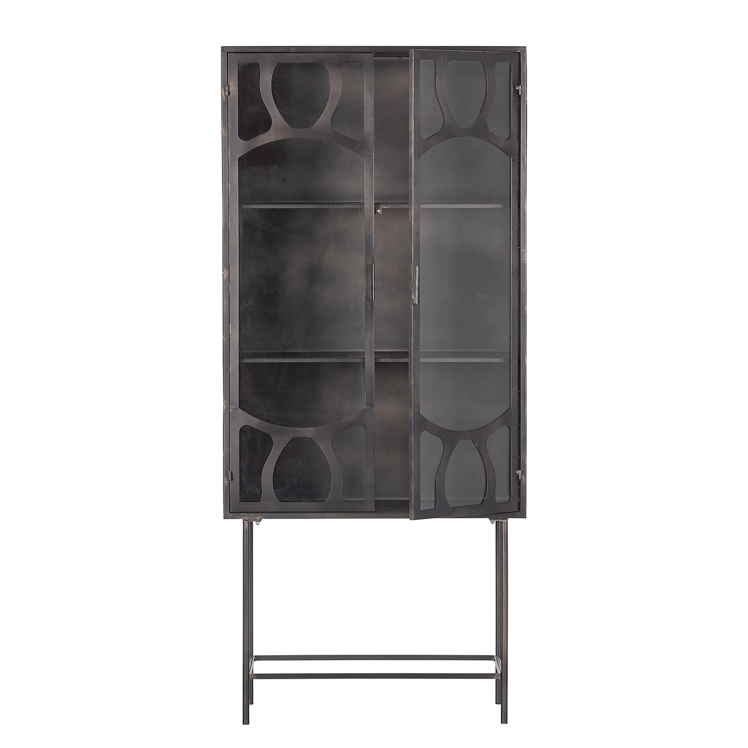 Red Living Vitrine Rustique - Métal - Noir antique 4 Red Living Vitrine Rustique - Métal - Noir antique – Image 4