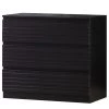 Red Living Commode Rayong II - Pin massif - Pin noir