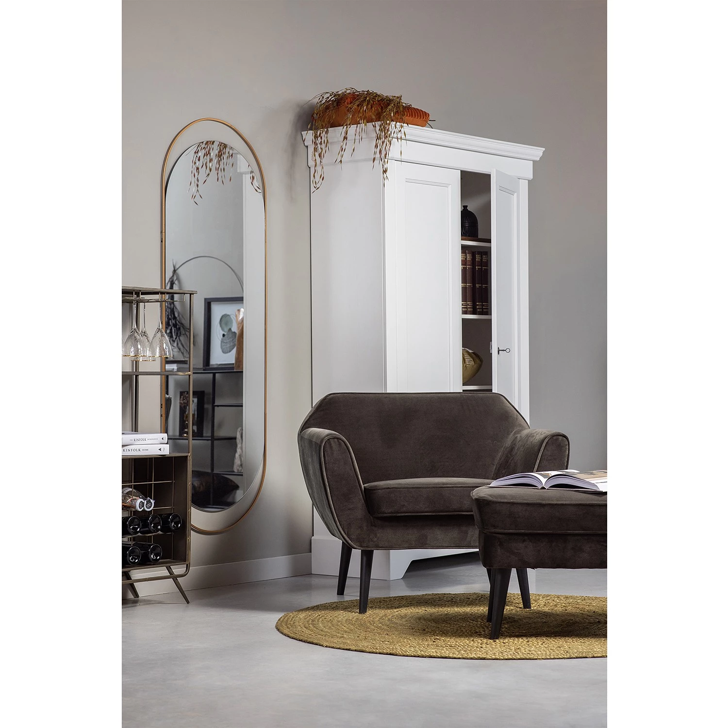 Ridgevalley Armoire Tosca - Pin massif - Blanc 3 Ridgevalley Armoire Tosca - Pin massif - Blanc – Image 3