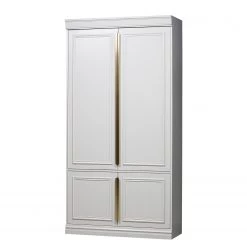 Ridgevalley Armoire Scudo - Pin massif - Pin blanc - Profondeur : 44 cm