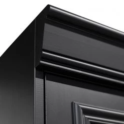 Red Living Vitrine Shady - Pin massif - Noir -Meubles de salle à manger Soldes Magasin 1000342119 220401 050 DETAILS P000000001000342119