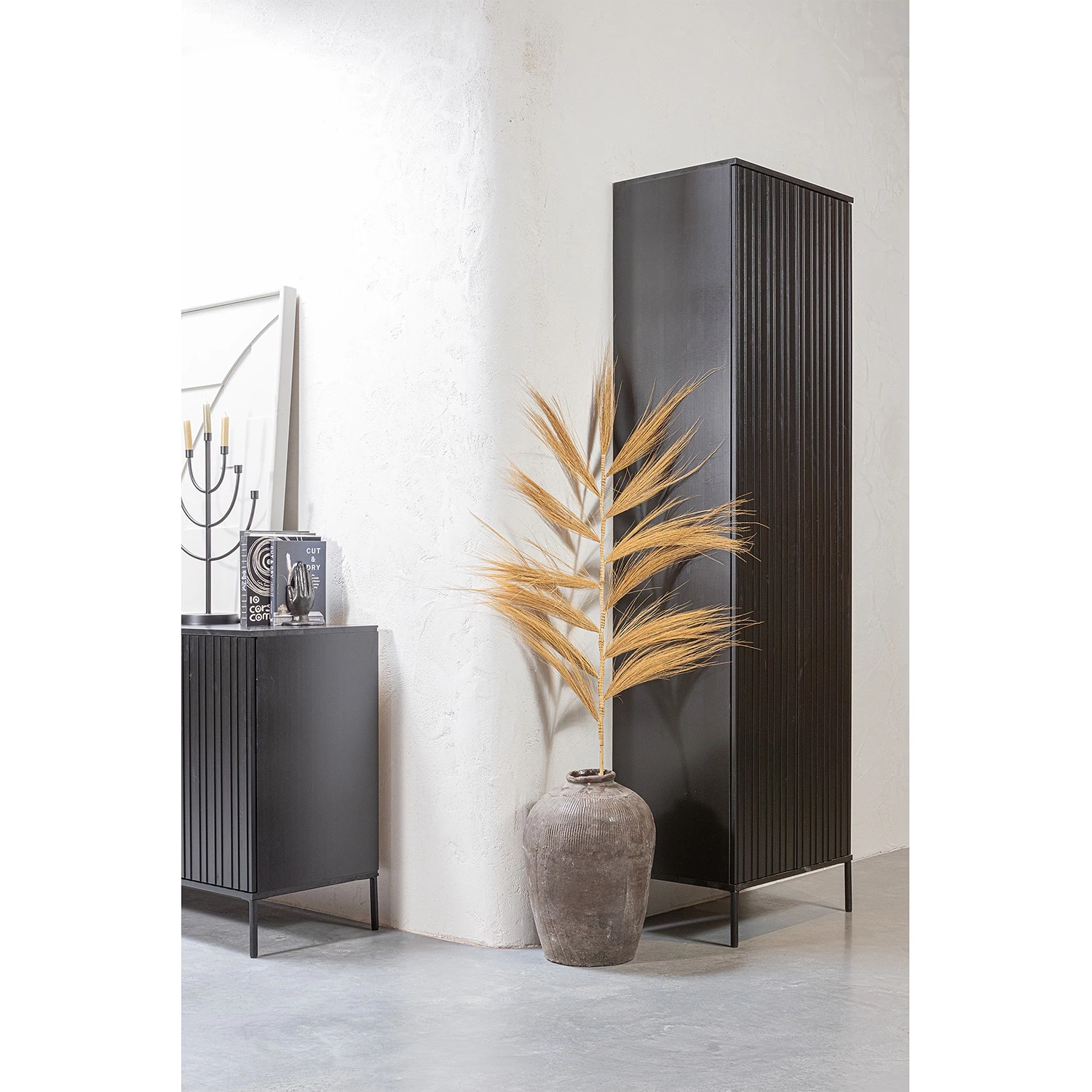 Naturoo Armoire Woodrow - Noir 2 Naturoo Armoire Woodrow - Noir – Image 2