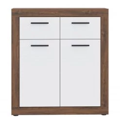 Loftscape Buffet Ballito - Blanc / Imitation noyer -Meubles de salle à manger Soldes Magasin 1000342449 220404 030 DETAILS P000000001000342449