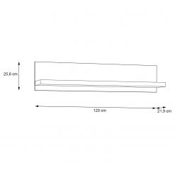 Loftscape Étagère murale Parksville - Imitation chêne Sonoma 7 Loftscape Étagère murale Parksville - Imitation chêne Sonoma -Meubles de salle à manger Soldes Magasin 1000342450 220404 500 SKETCH DETAILS P000000001000342450 sketch