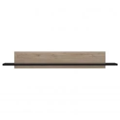 Loftscape Étagère murale Piemont - Noir / Imitation chêne Bianco -Meubles de salle à manger Soldes Magasin 1000342451 220404 030 DETAILS P000000001000342451