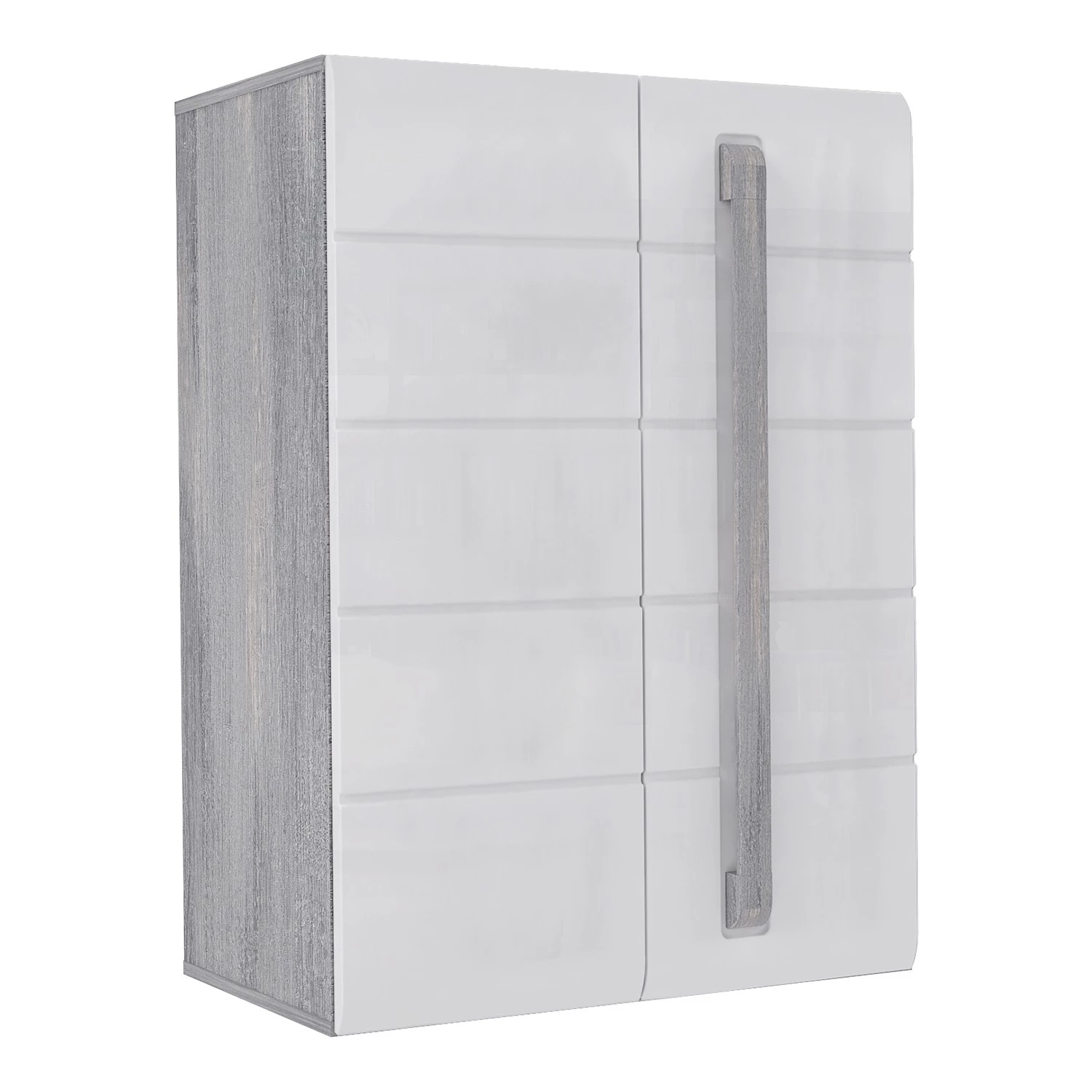 Loftscape Buffet Toscana - Blanc brillant / Imitation chêne gris 1 Loftscape Buffet Toscana - Blanc brillant / Imitation chêne gris