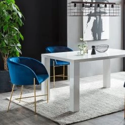 Loftscape Salle à manger Eadwine I (5 éléments) - Bleu marine - Largeur : 160 cm 9 Loftscape Salle à manger Eadwine I (5 éléments) - Bleu marine - Largeur : 160 cm -Meubles de salle à manger Soldes Magasin 1000343623 220414 021 MOOD DETAILS P000000001000343623 mood