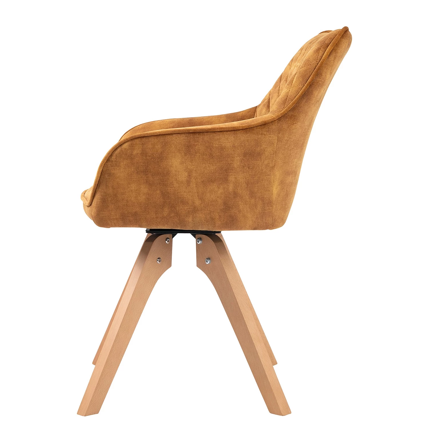 Loftscape Salle à manger Champlost II (5 éléments) - Marron doré - Largeur : 160 cm 8 Loftscape Salle à manger Champlost II (5 éléments) - Marron doré - Largeur : 160 cm – Image 8