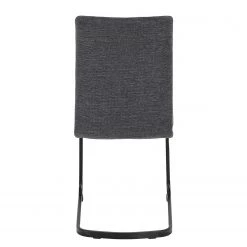 Red Living Chaises cantilever Playa II (lot de 2) - Tissu / Acier - Gris / Noir -Meubles de salle à manger Soldes Magasin 1000343826 220406 050 DETAILS P000000001000343826