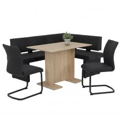 Red Living Chaises cantilever Playa (lot de 2) - Microfibre / Acier - Anthracite / Noir 11 Red Living Chaises cantilever Playa (lot de 2) - Microfibre / Acier - Anthracite / Noir -Meubles de salle à manger Soldes Magasin 1000343827 220406 055 DETAILS P000000001000343827