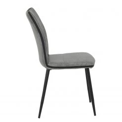 Red Living Chaises capitonnées Plemy (lot de 2) - Gris -Meubles de salle à manger Soldes Magasin 1000343830 220406 035 DETAILS P000000001000343830