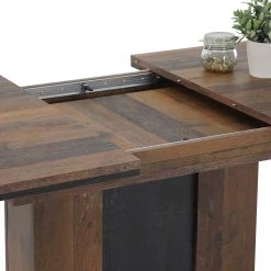 Red Living Table Ambato - Imitation bois ancien -Meubles de salle à manger Soldes Magasin 1000343832 220406 050 DETAILS P000000001000343832