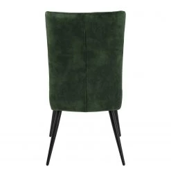 Loftscape Salle à manger Toga (5 éléments) - Microfibre / Acacia massif - Vert foncé -Meubles de salle à manger Soldes Magasin 1000343887 220407 045 DETAILS P000000001000343887