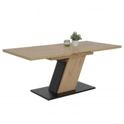 Loftscape Salle à manger Vallen (7 éléments) - (Extensible) Anthracite / Imitation chêne artisan -Meubles de salle à manger Soldes Magasin 1000343888 220407 031 DETAILS P000000001000343888