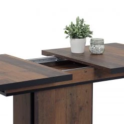 Loftscape Salle à manger Verona (7 éléments) - (Extensible) Anthracite / Imitation bois ancien -Meubles de salle à manger Soldes Magasin 1000343890 220407 035 DETAILS P000000001000343890