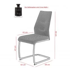 Loftscape Salle à manger Verona (7 éléments) - (Extensible) Anthracite / Imitation bois ancien -Meubles de salle à manger Soldes Magasin 1000343890 220407 501 SKETCH DETAILS P000000001000343890 sketch