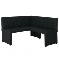 Loftscape Salle à manger Varn (4 éléments) - (Extensible) Noir / Blanc brillant -Meubles de salle à manger Soldes Magasin 1000343896 220407 040 DETAILS P000000001000343896