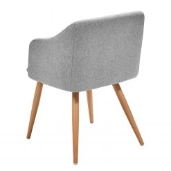 Butlers Chaises ROCK'N'SOUL (lot de 2) - Acier / Polyester - Gris -Meubles de salle à manger Soldes Magasin 1000343991 220406 050 DETAILS P000000001000343991