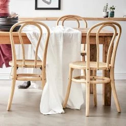 Butlers Chaises WIENER MELANGE (lot de 4) - Bois d’orme / Rotin - Naturel -Meubles de salle à manger Soldes Magasin 1000344072 220406 021 MOOD DETAILS P000000001000344072 mood