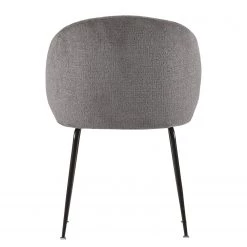 Red Living Chaises Sibari (lot de 2) - Chenille / Acier - Gris / Noir -Meubles de salle à manger Soldes Magasin 1000344475 220412 032 DETAILS P000000001000344475