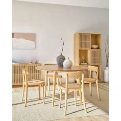 Norrwood Table Trebas - Extensible - Placage en chêne - Chêne -Meubles de salle à manger Soldes Magasin 1000344479 220412 023 MOOD DETAILS P000000001000344479 mood