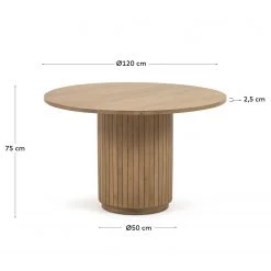 Norrwood Table Thoran - Manguier massif - Manguier -Meubles de salle à manger Soldes Magasin 1000344480 220412 500 SKETCH DETAILS P000000001000344480 sketch