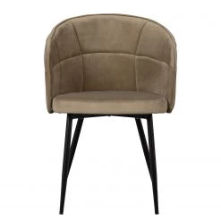 Loftscape Chaise à accoudoirs Palang - Gris sable -Meubles de salle à manger Soldes Magasin 1000344486 220414 030 DETAILS P000000001000344486