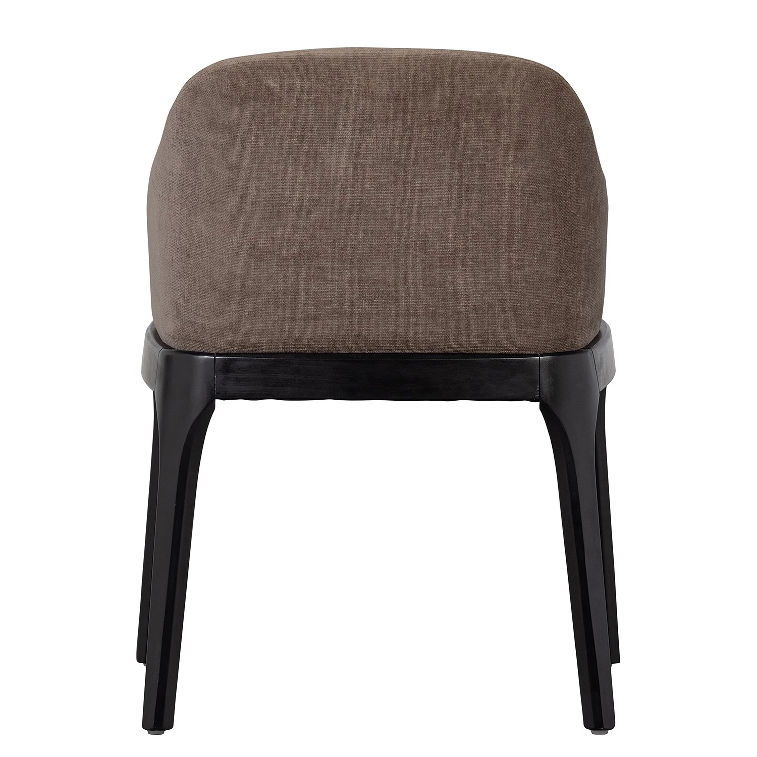 Loftscape Chaise à accoudoirs Valdes - Tissu / Hévéa massif - Taupe / Noir 5 Loftscape Chaise à accoudoirs Valdes - Tissu / Hévéa massif - Taupe / Noir – Image 5