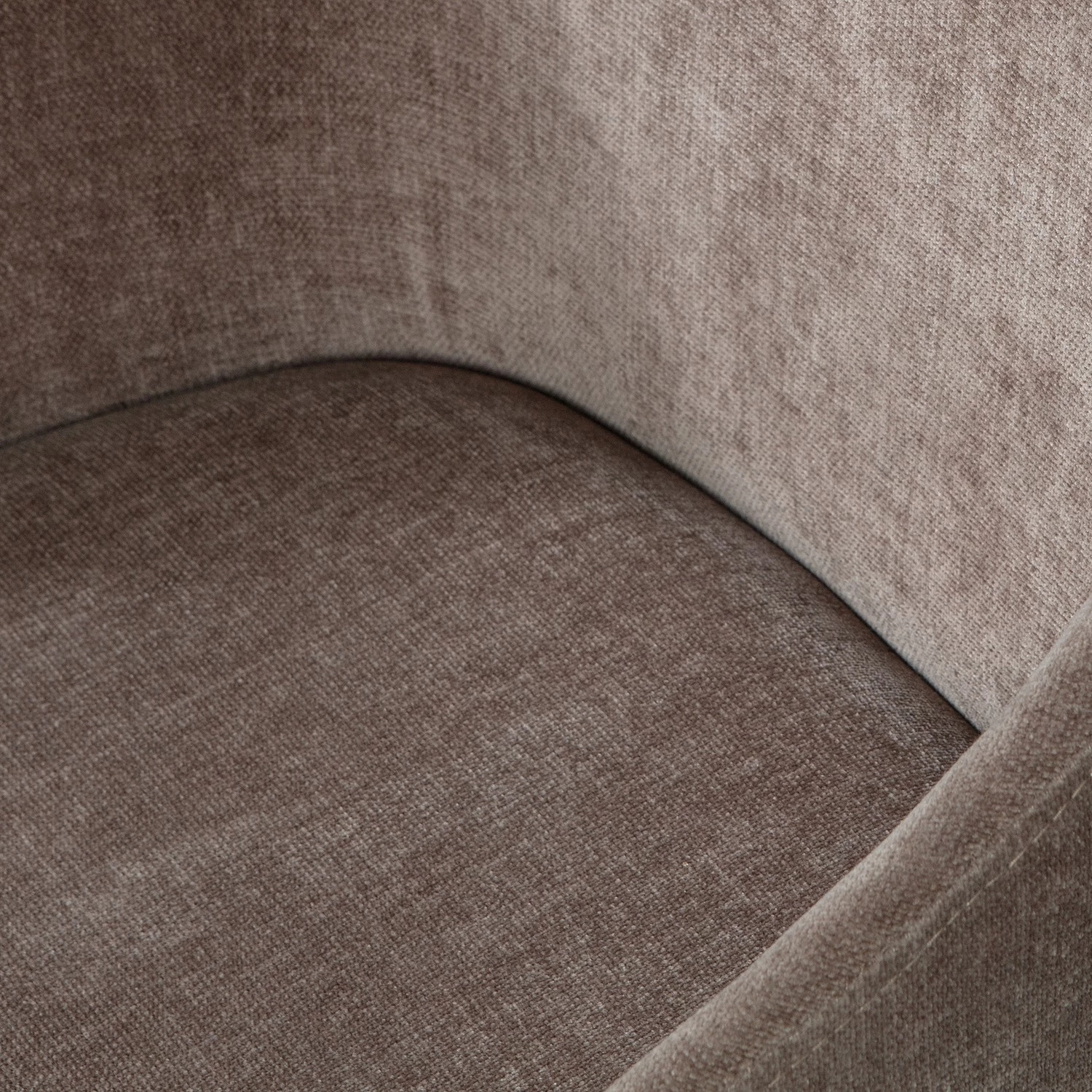 Loftscape Chaise à accoudoirs Valdes - Tissu / Hévéa massif - Taupe / Noir 7 Loftscape Chaise à accoudoirs Valdes - Tissu / Hévéa massif - Taupe / Noir – Image 7