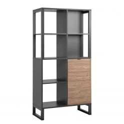 Loftscape Étagère Mid West - Imitation bambou / Anthracite -Meubles de salle à manger Soldes Magasin 1000344589 220407 031 DETAILS P000000001000344589