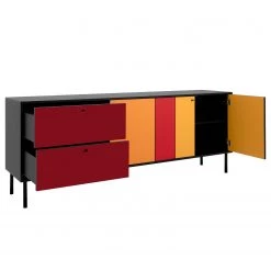 Loftscape Meuble TV Modern Art - Multicolore -Meubles de salle à manger Soldes Magasin 1000344592 220407 031 DETAILS P000000001000344592