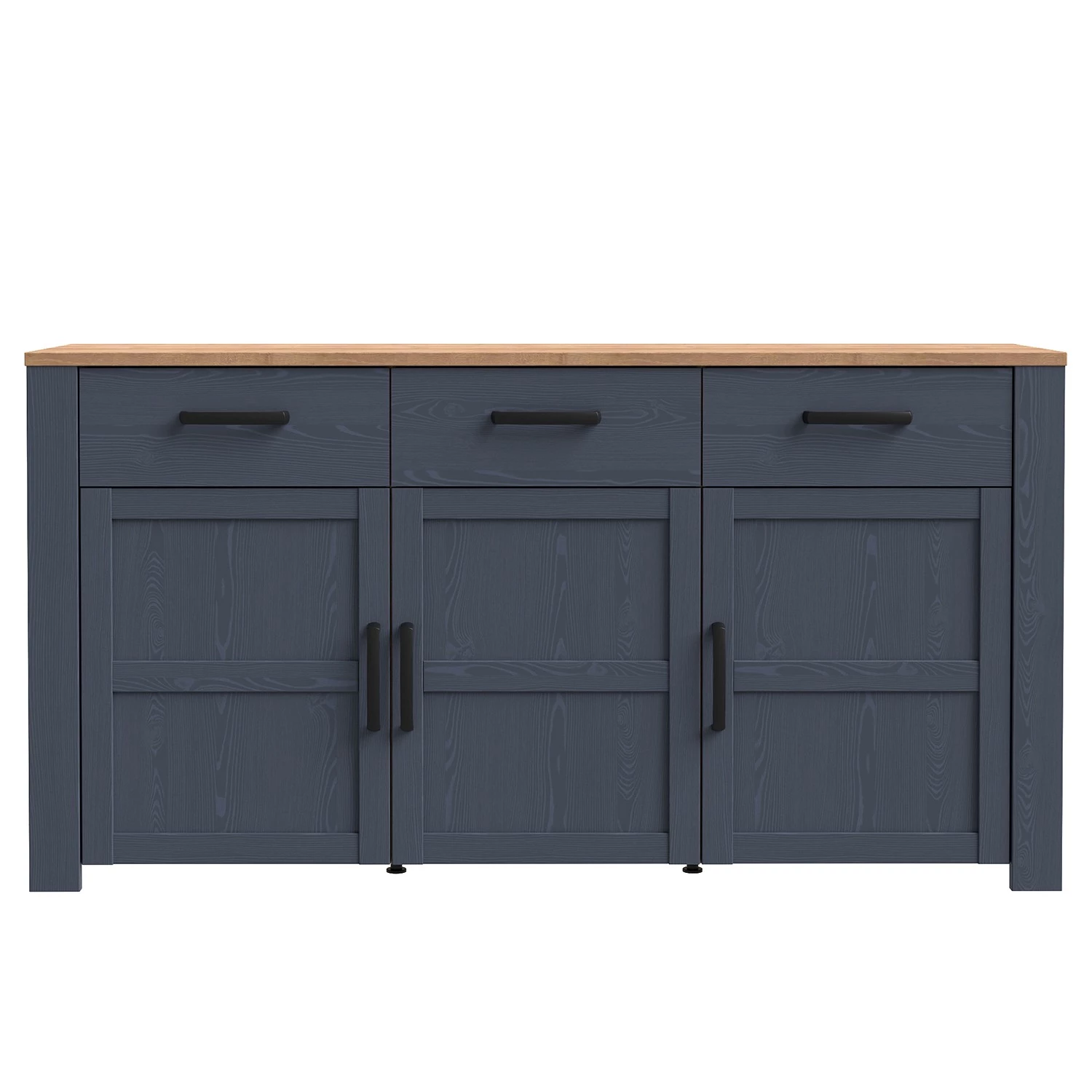 Ridgevalley Buffet Vassia I - Imitation chêne Navy / Imitation chêne Riviera 4 Ridgevalley Buffet Vassia I - Imitation chêne Navy / Imitation chêne Riviera – Image 4