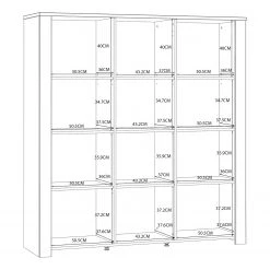 Ridgevalley Vitrine Vassia II - Imitation chêne Navy / Imitation chêne Riviera -Meubles de salle à manger Soldes Magasin 1000344687 220414 501 SKETCH DETAILS P000000001000344687 sketch
