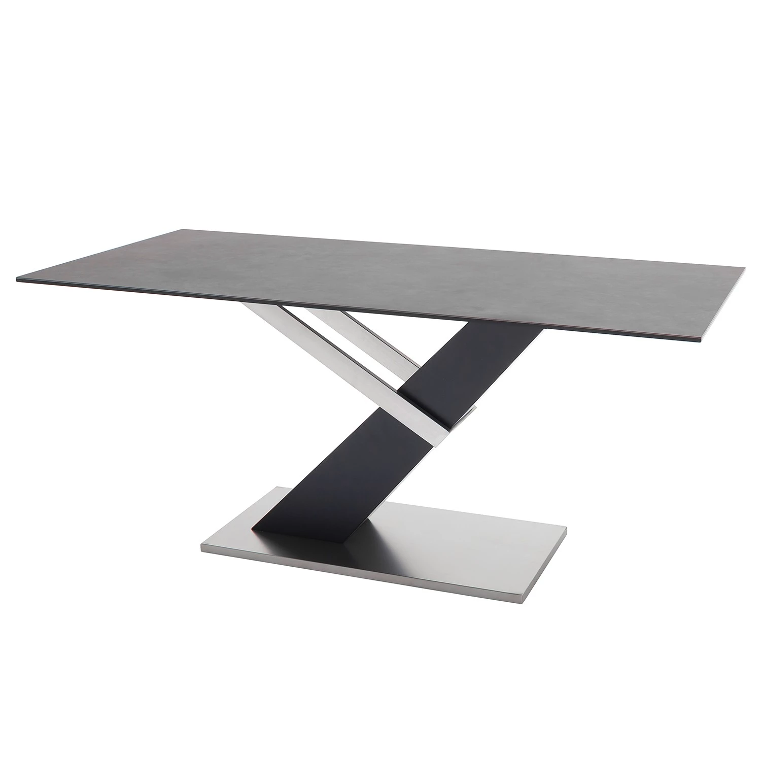 Loftscape Table Tilst - Céramique & Verre / Acier Inoxydable - Anthracite / Argenté / Noir 1 Loftscape Table Tilst - Céramique & Verre / Acier Inoxydable - Anthracite / Argenté / Noir