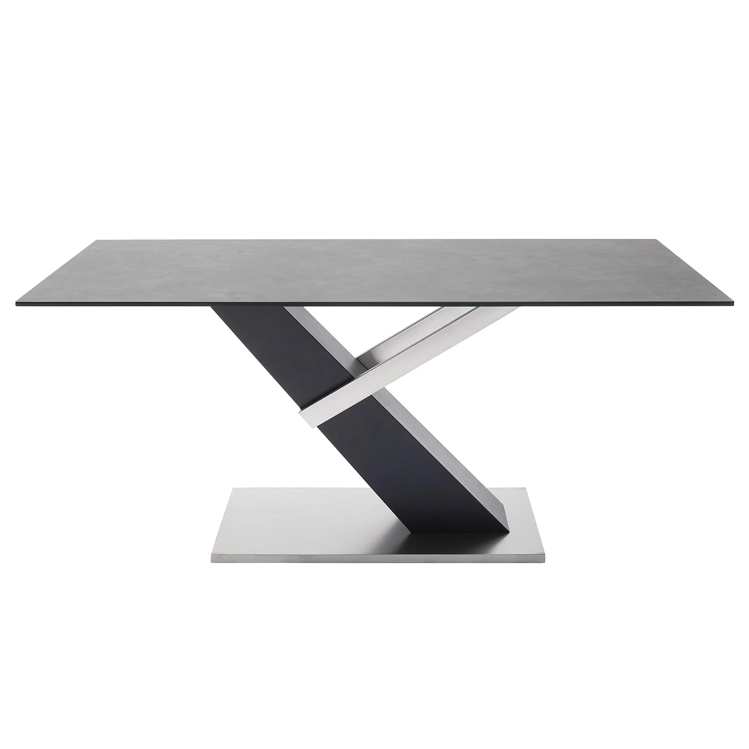 Loftscape Table Tilst - Céramique & Verre / Acier Inoxydable - Anthracite / Argenté / Noir 4 Loftscape Table Tilst - Céramique & Verre / Acier Inoxydable - Anthracite / Argenté / Noir – Image 4
