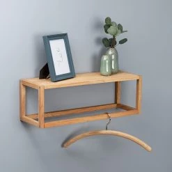 WENKO Étagère murale Ferrara - Noyer massif -Meubles de salle à manger Soldes Magasin 1000345607 220412 021 MOOD DETAILS P000000001000345607 mood