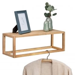 WENKO Étagère murale Ferrara - Noyer massif -Meubles de salle à manger Soldes Magasin 1000345607 220412 040 DETAILS P000000001000345607