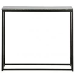 Red Living Console Wida - Marbre / Métal - Marbre Noir / Noir -Meubles de salle à manger Soldes Magasin 1000345805 220428 030 DETAILS P000000001000345805