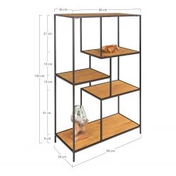 Red Living Étagères Arette I - Imitation chêne -Meubles de salle à manger Soldes Magasin 1000345898 220428 500 SKETCH DETAILS P000000001000345898 sketch