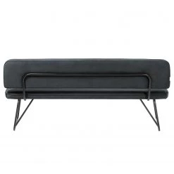 Tom Tailor Banc Tube - Velours / Métal - Gris foncé -Meubles de salle à manger Soldes Magasin 1000346817 220511 030 DETAILS P000000001000346817